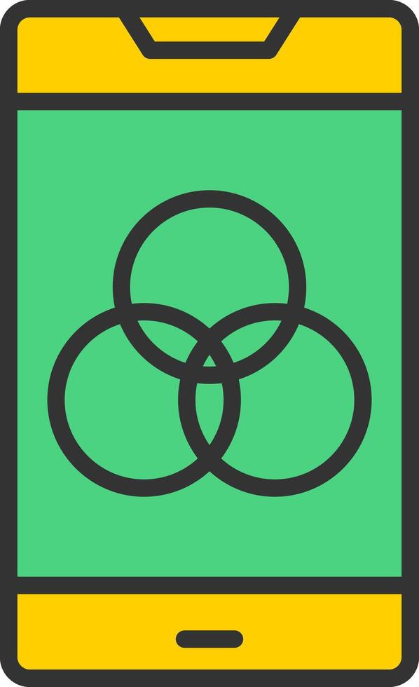 Color Scheme Icon Design vector
