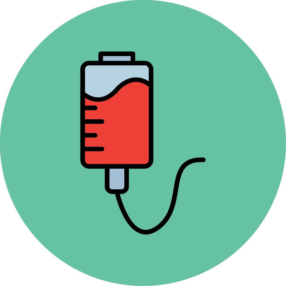 Blood Transfusion Icon Design vector