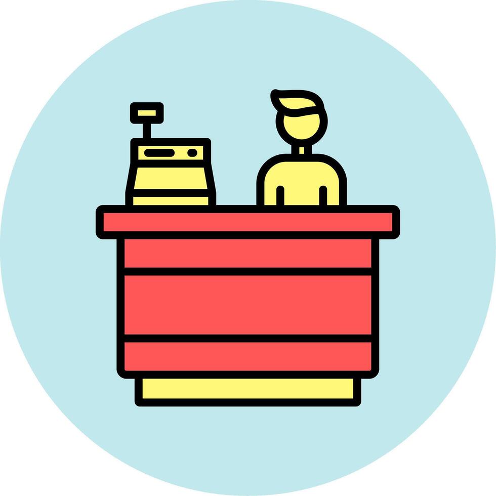 Cashier Icon Design vector