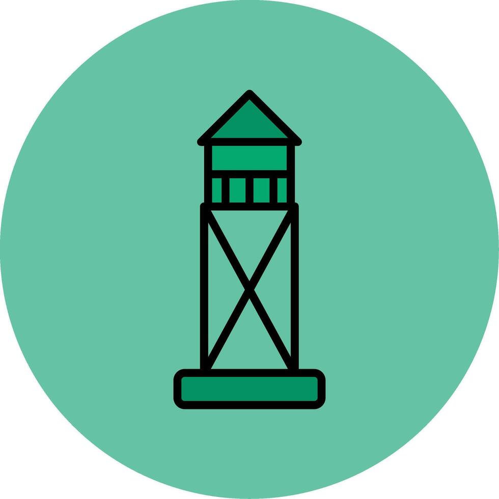 Watchtower Icon Design vector