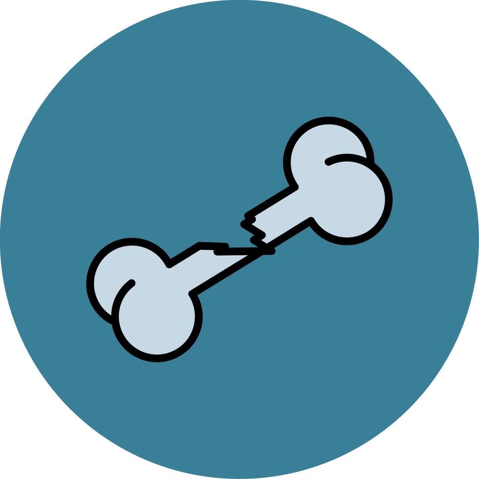 Bone Icon Design vector
