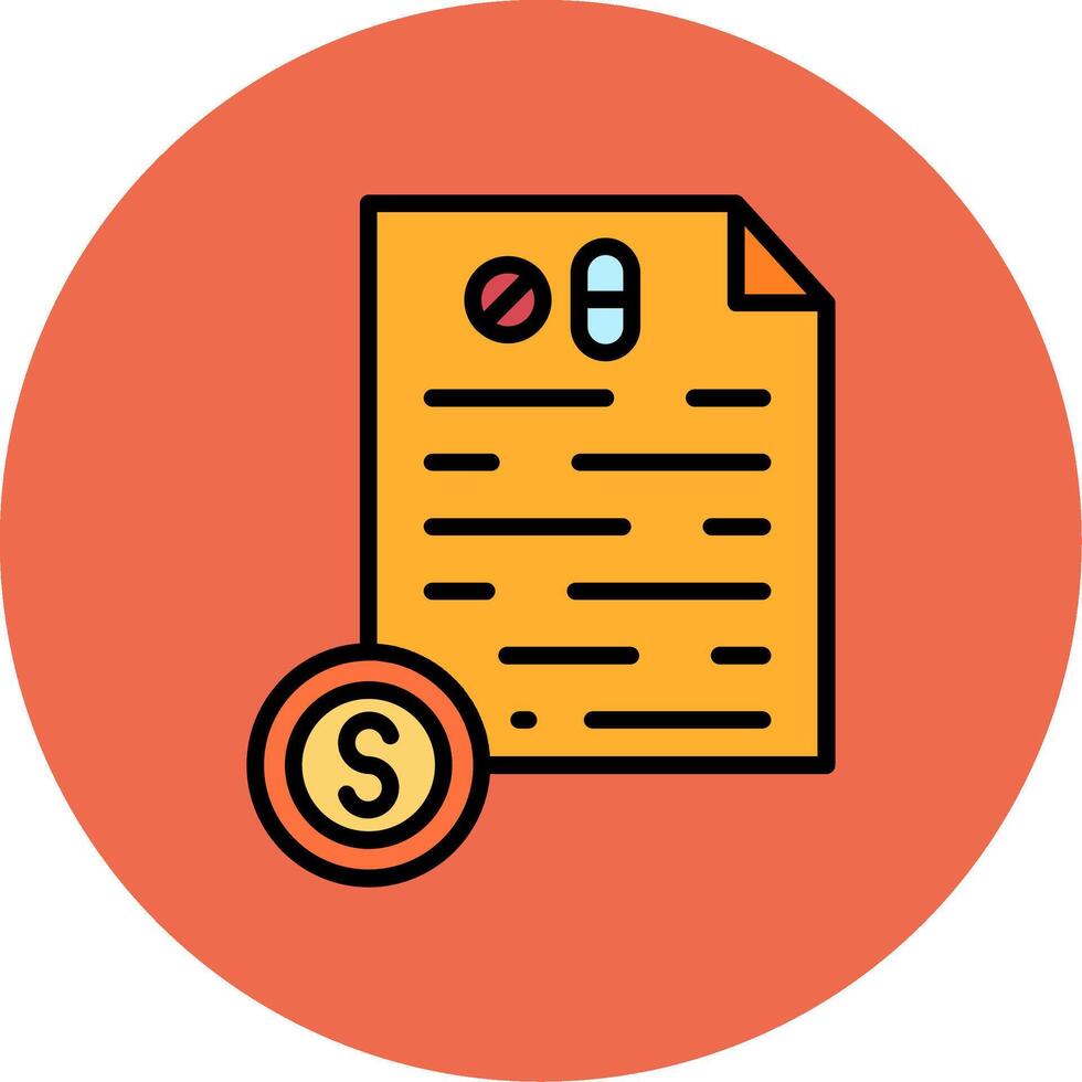 Bill Icon Design vector