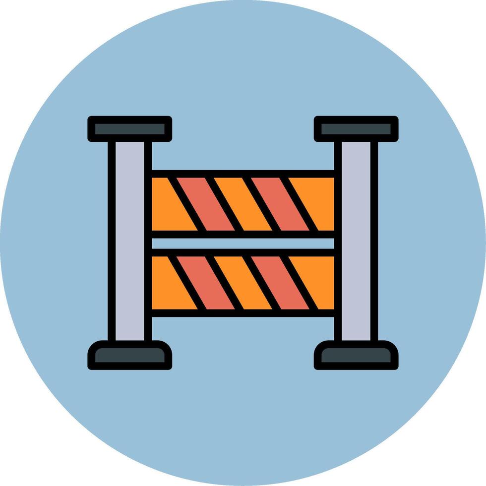 Road Block Icon Design vector