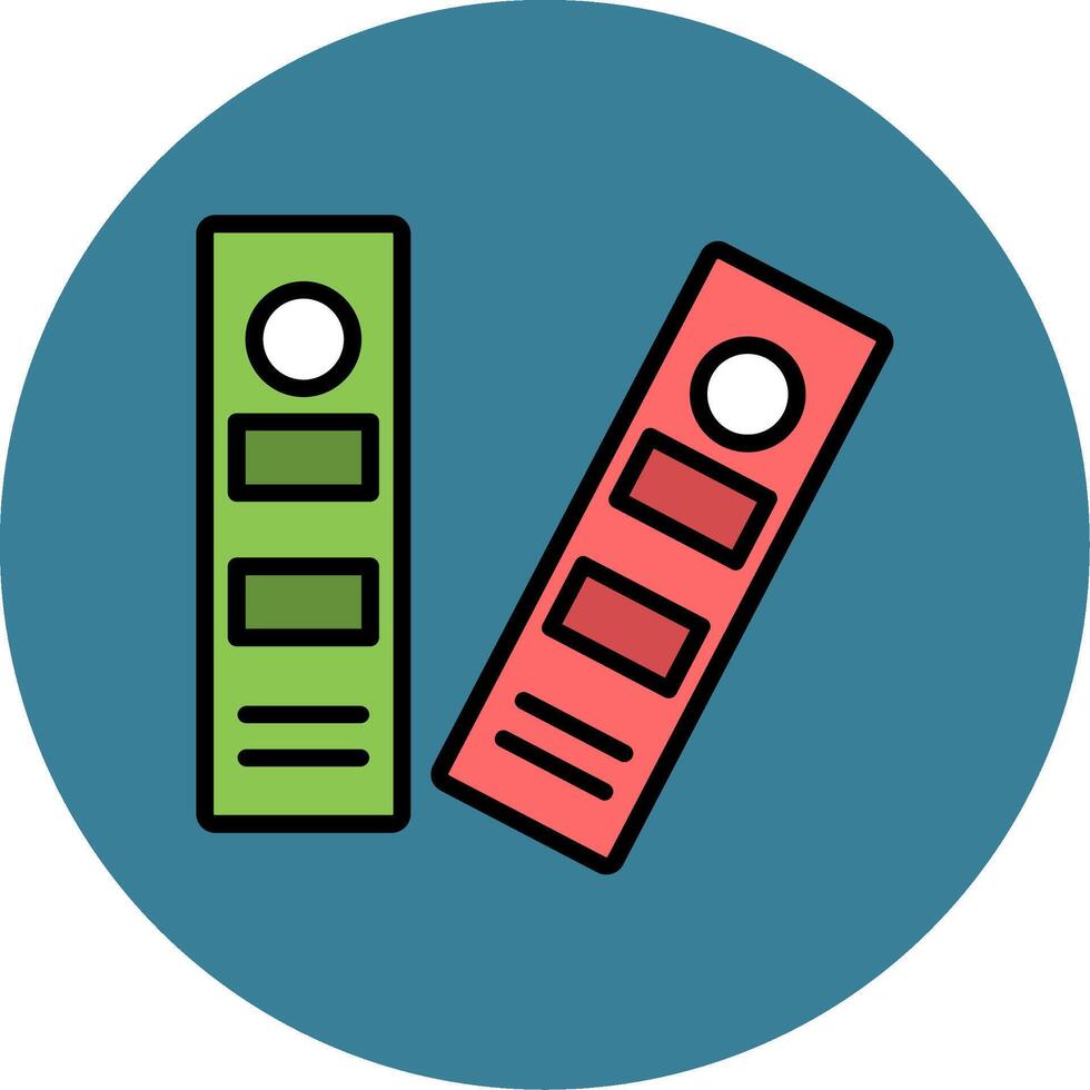 Binder Icon Design vector