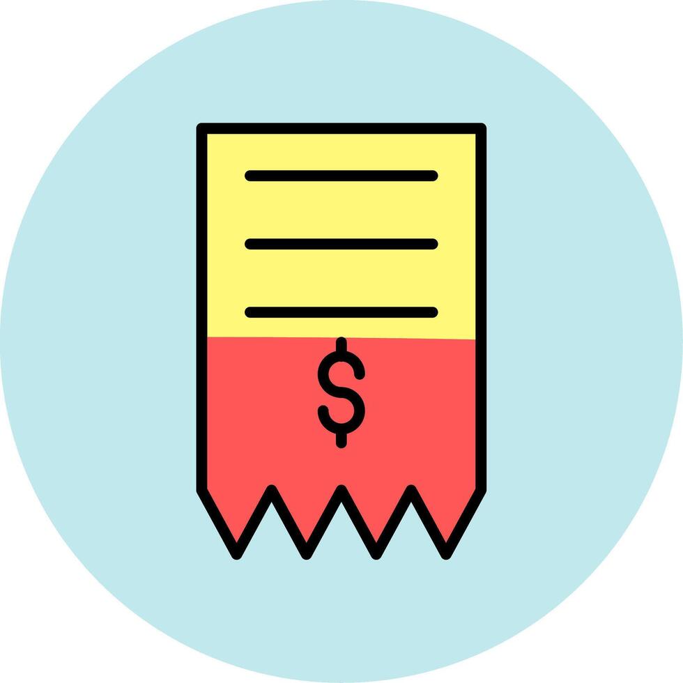 Receipt Icon Design vector
