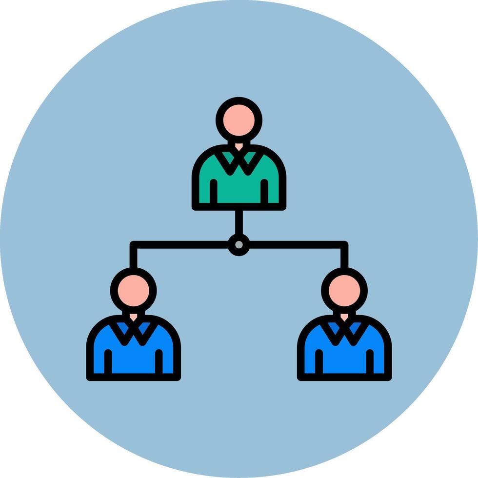 Hierarchy Icon Design vector