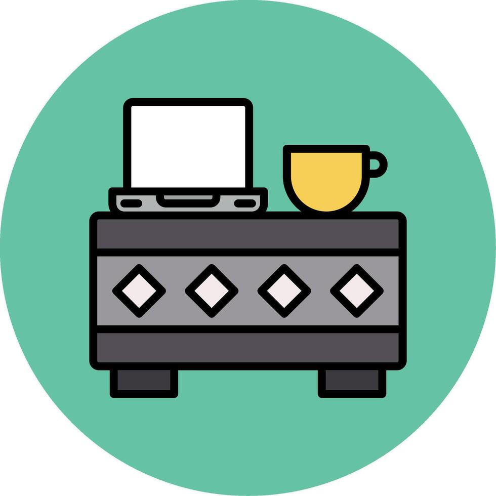 Desk Icon Design vector