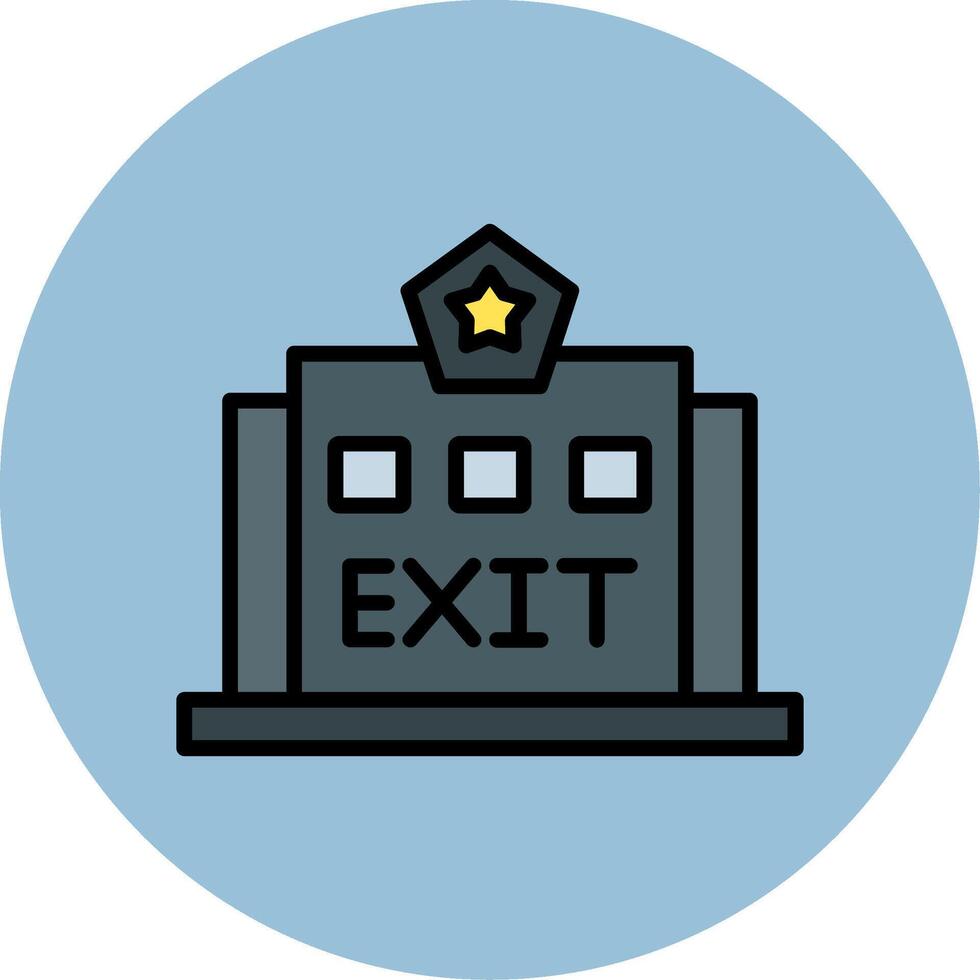 Exit Icon Design vector