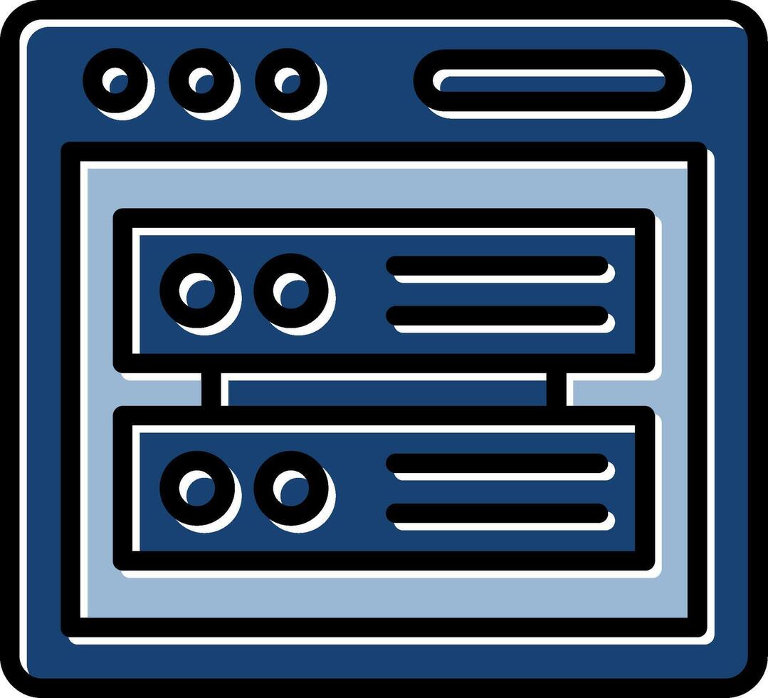Database Icon Design vector
