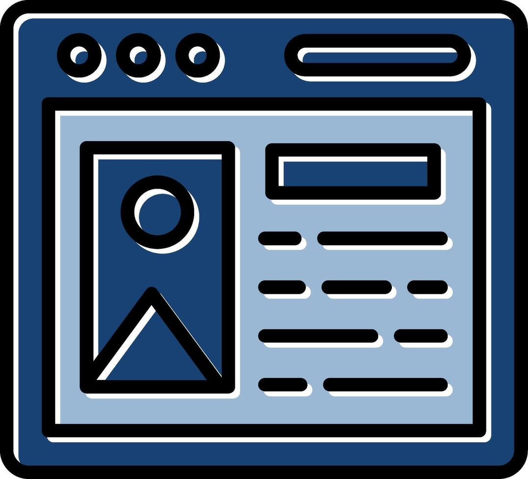 Content Icon Design vector
