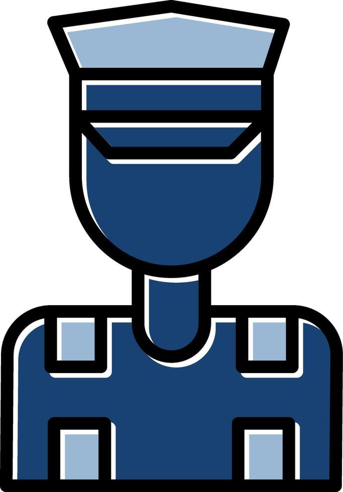 Pilot Icon Design vector
