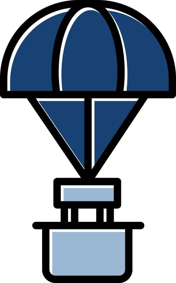 Parachute Icon Design vector
