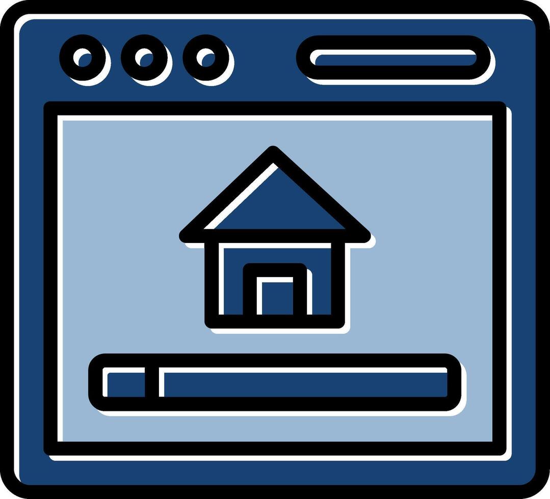 Home Page Icon Design vector