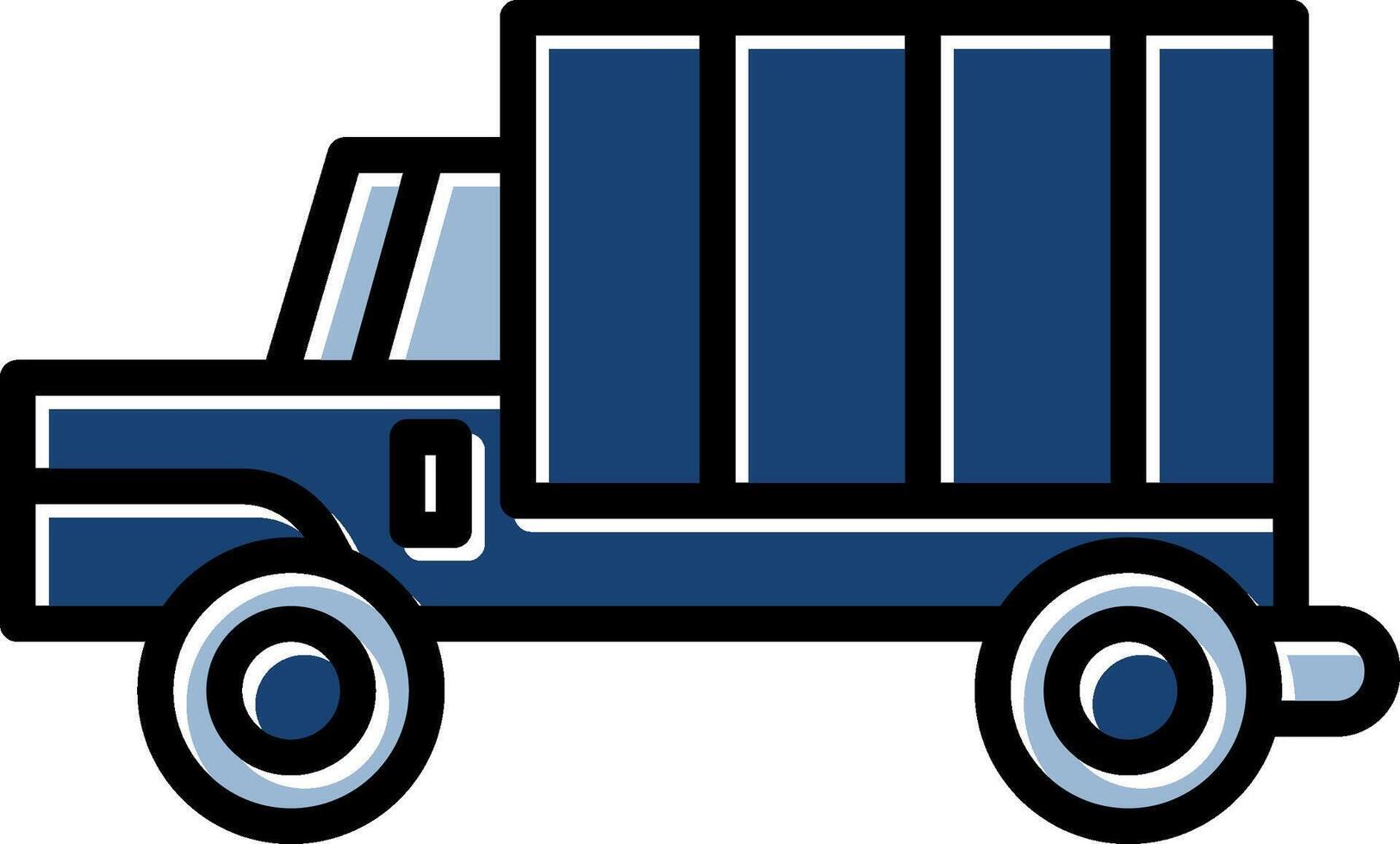 Military Truck Icon Design vector