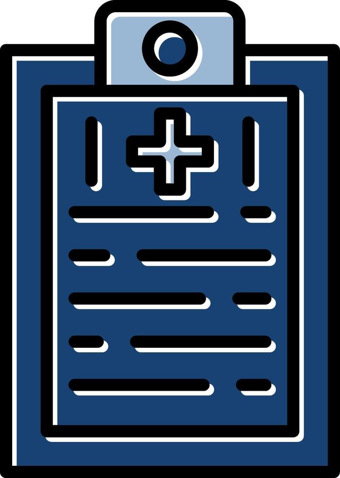 Medical History Icon Design vector