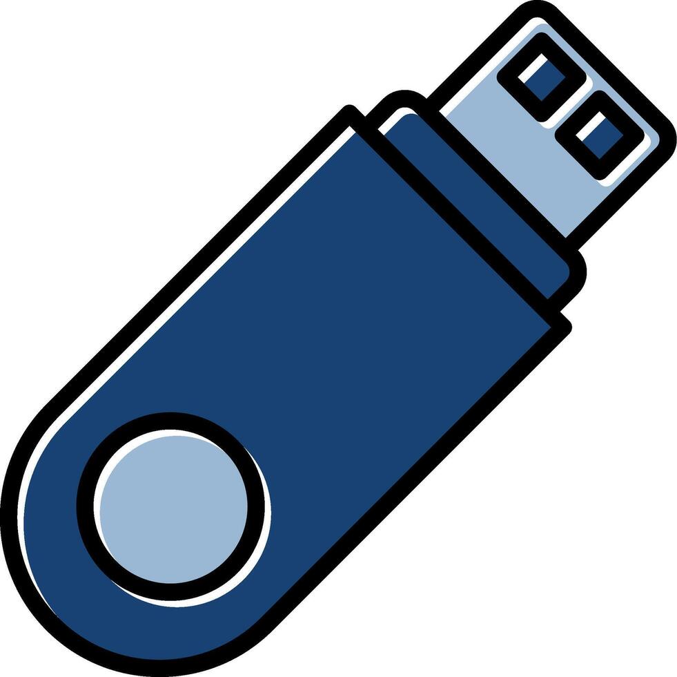 Usb Flash Drive Icon Design vector