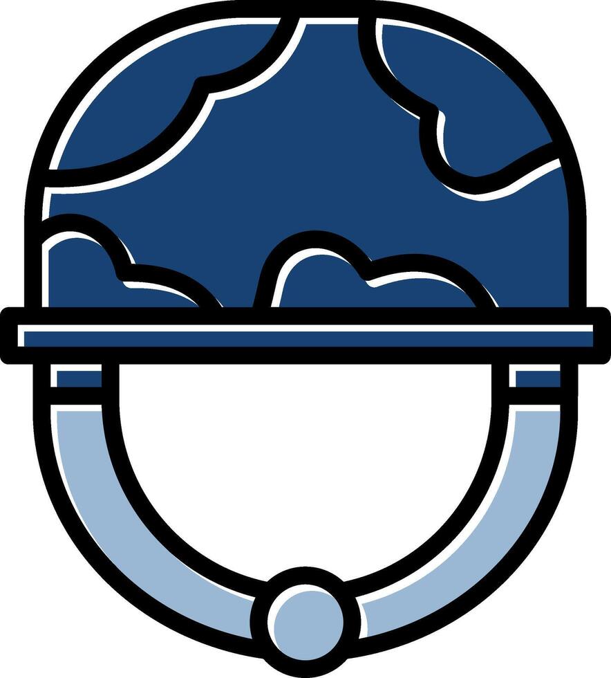 Helmet Icon Design vector