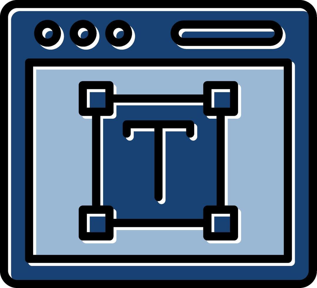 Font Design Icon Design vector