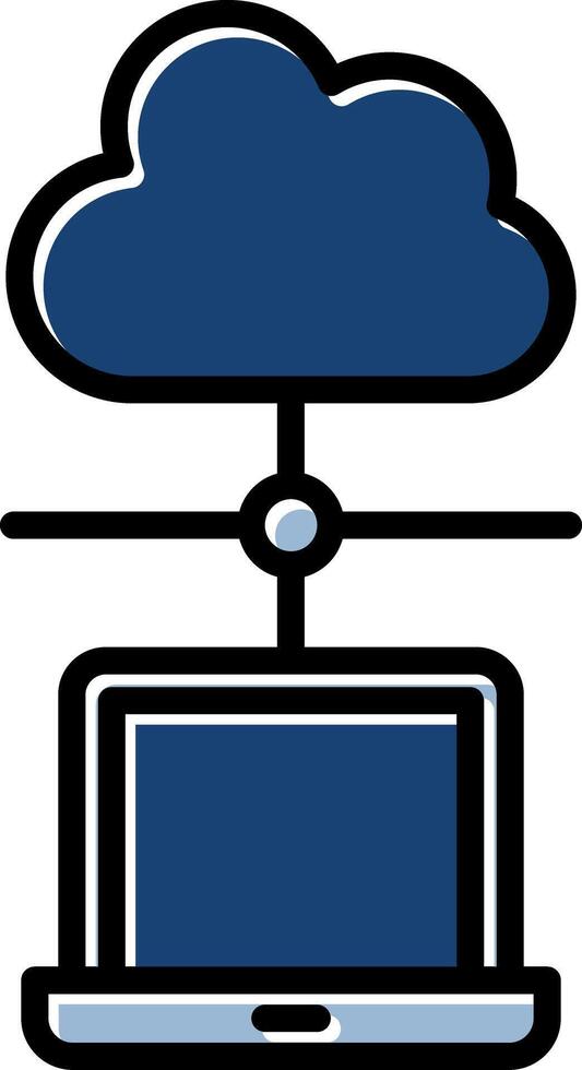 Cloud Network Icon Design vector
