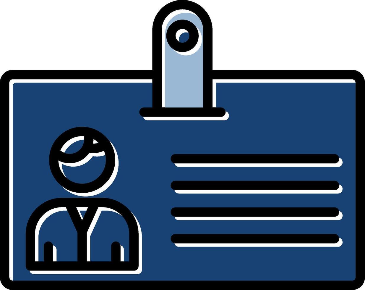 Identification Card Icon Design vector