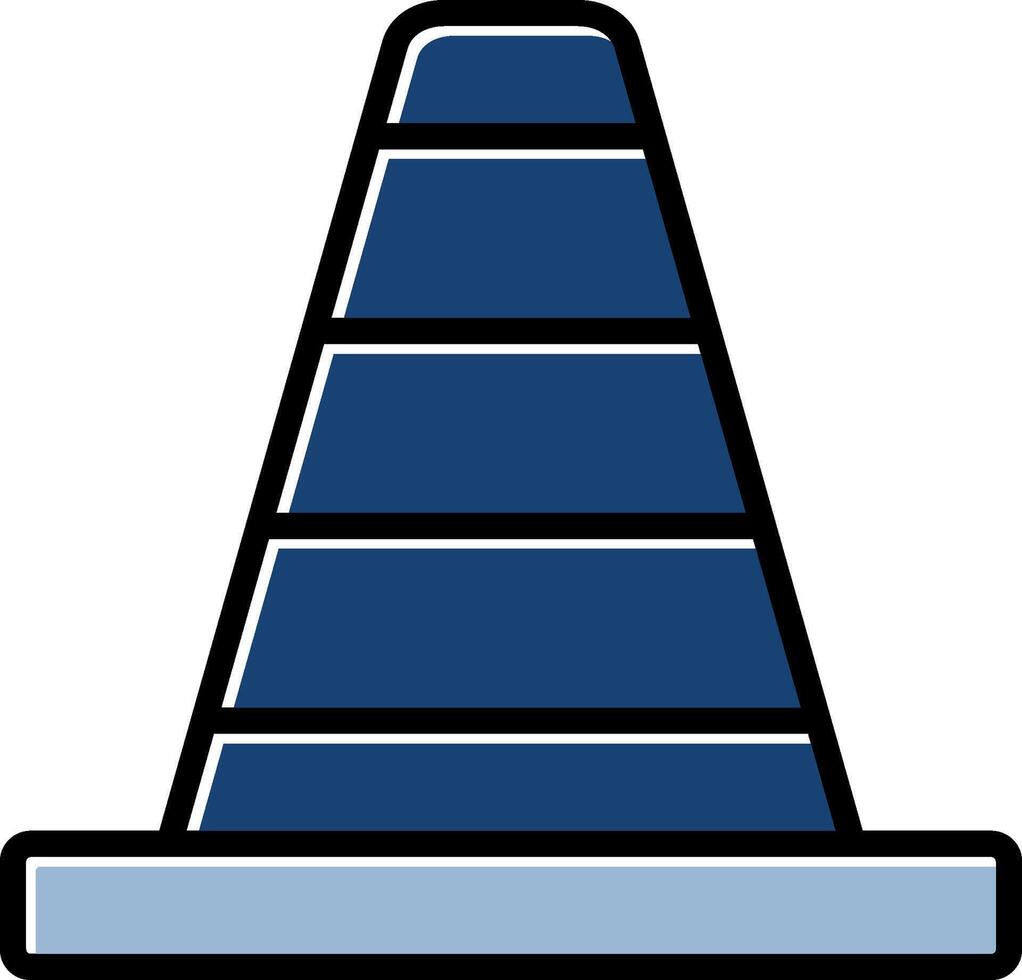 Traffic Cone Icon Design vector