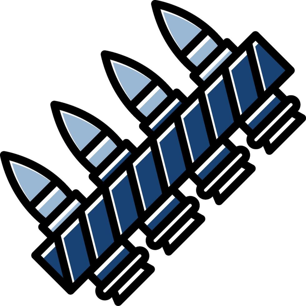 Ammunition Icon Design vector