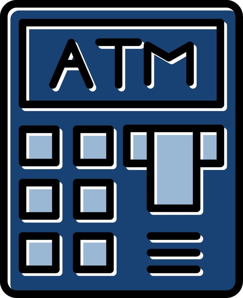 ATM Icon Design vector