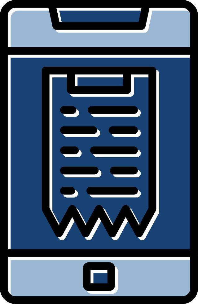 Bill Icon Design vector