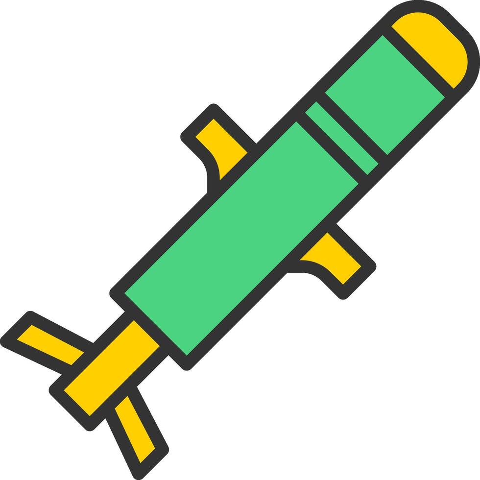 Missile Icon Design vector