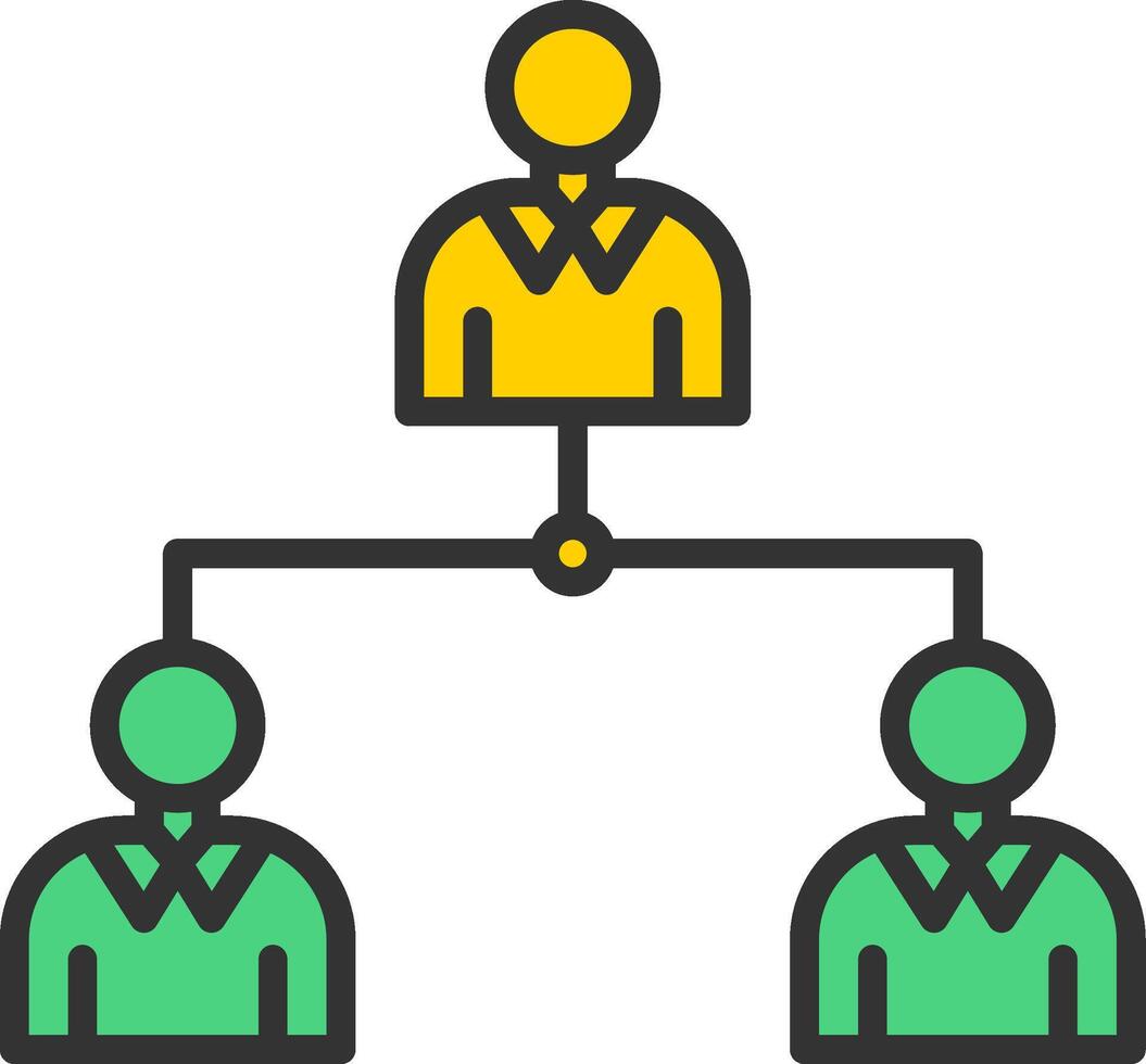 Hierarchy Icon Design vector
