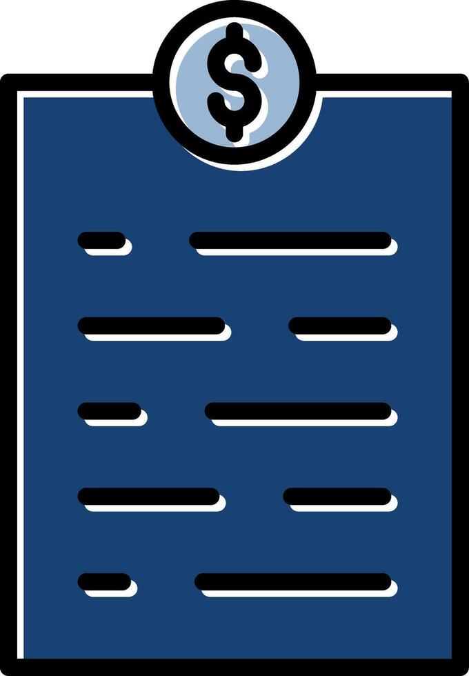 Invoice Icon Design vector