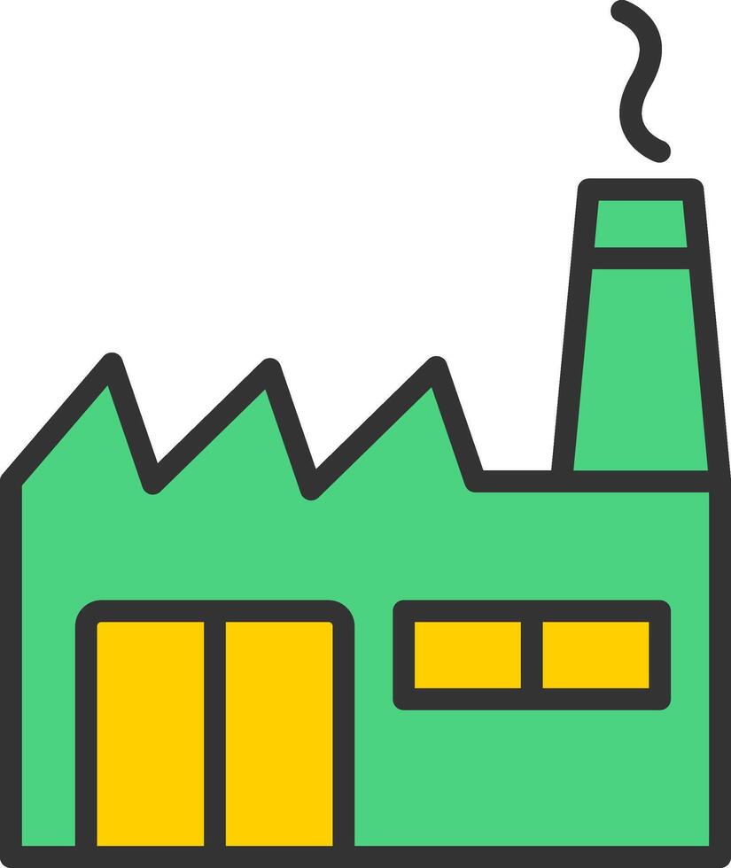 Factory Icon Design vector
