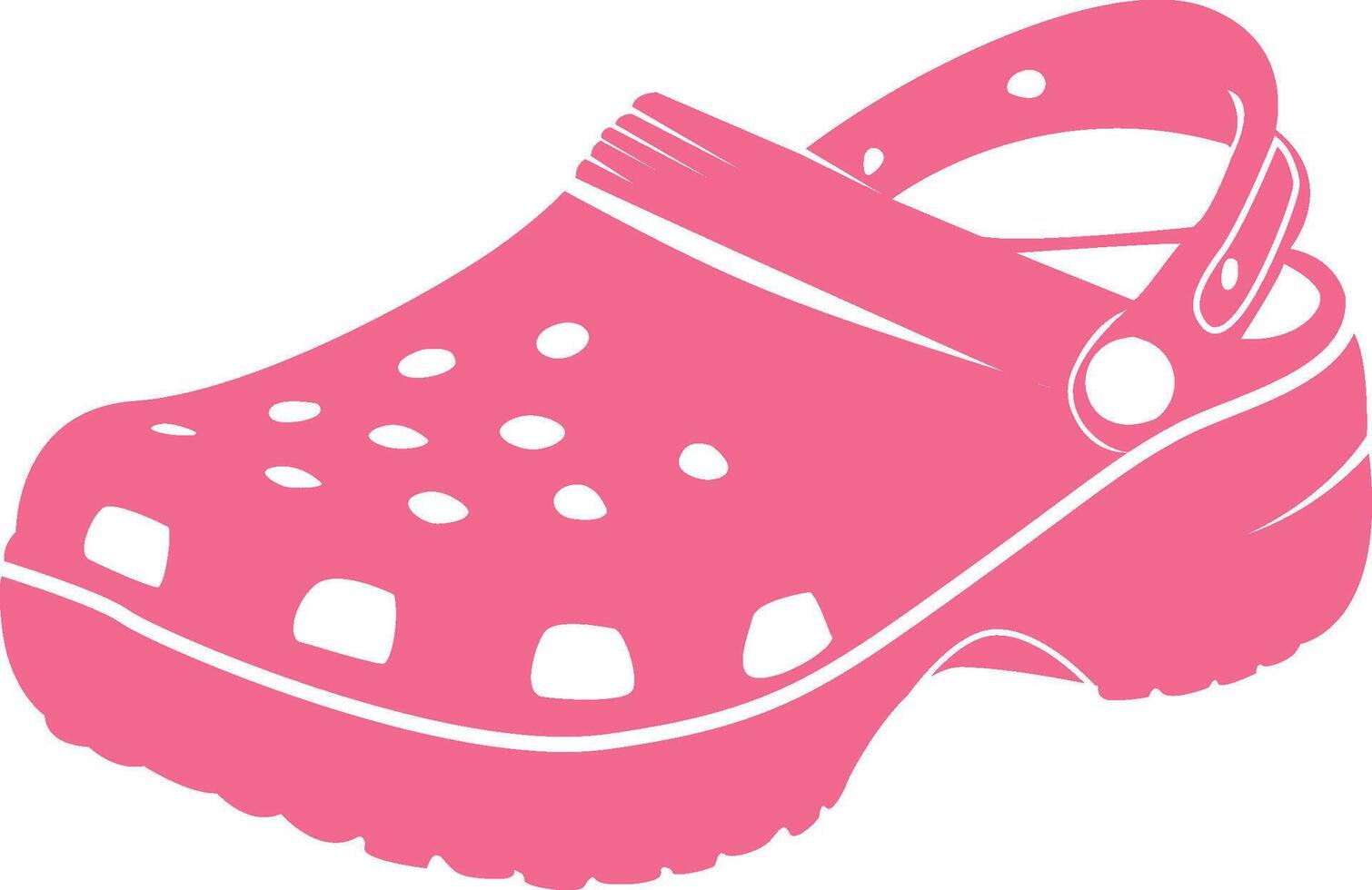 pink slipper Various styles of kid's footwear vector