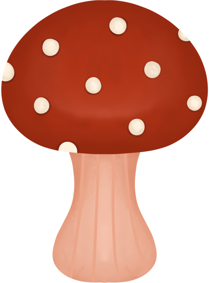 red poison mushroom with white dot png