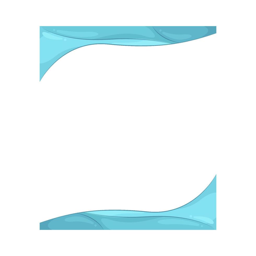 Illustration of header footer vector