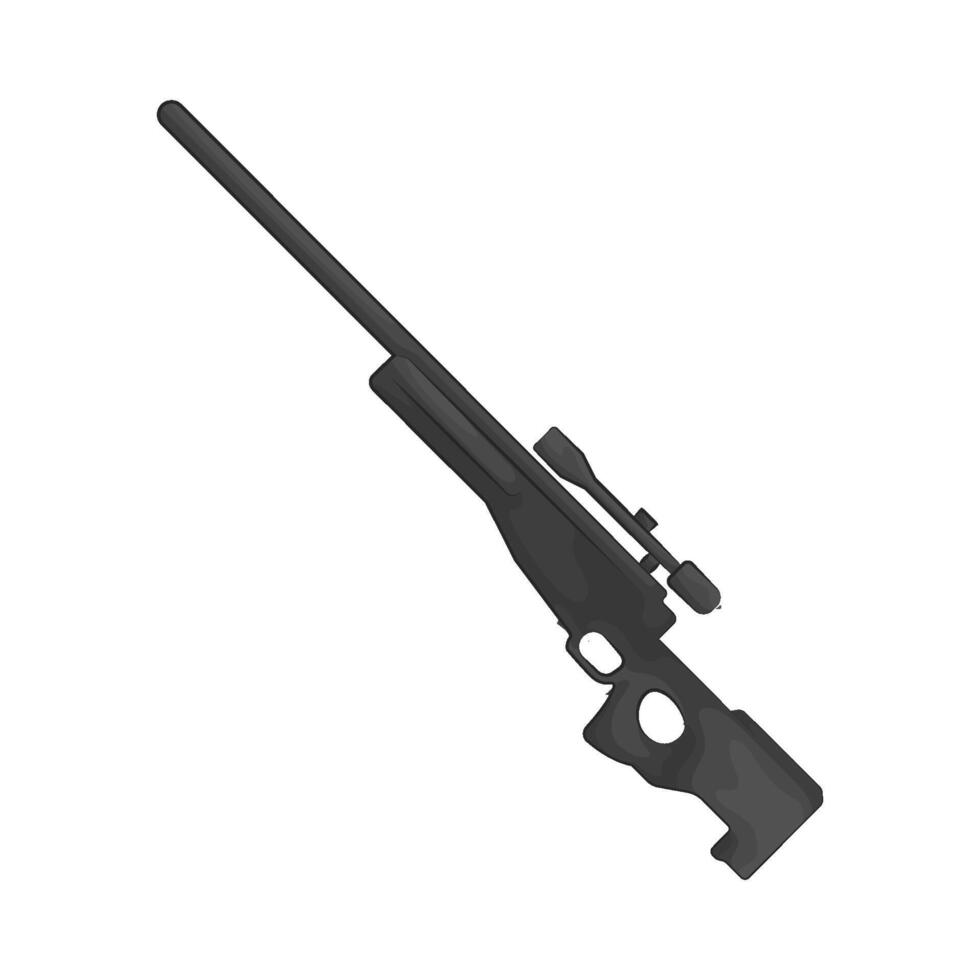 Illustration of sniper vector