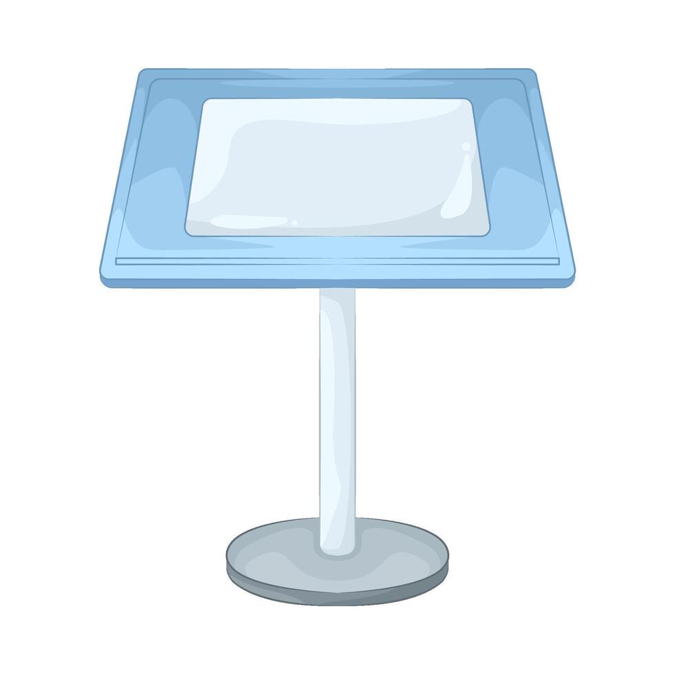 Illustration of presentation stand vector
