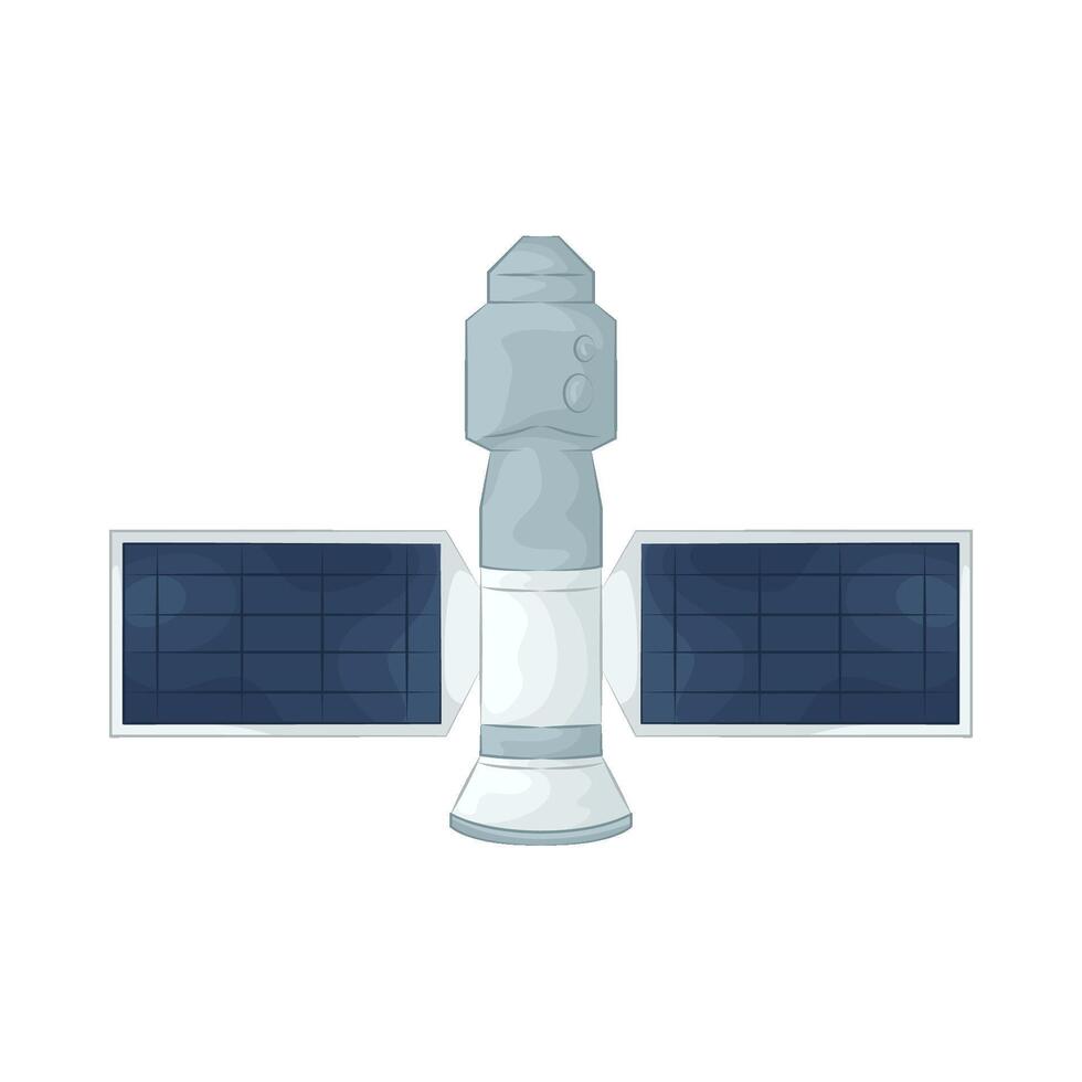 Illustration of space satellite vector