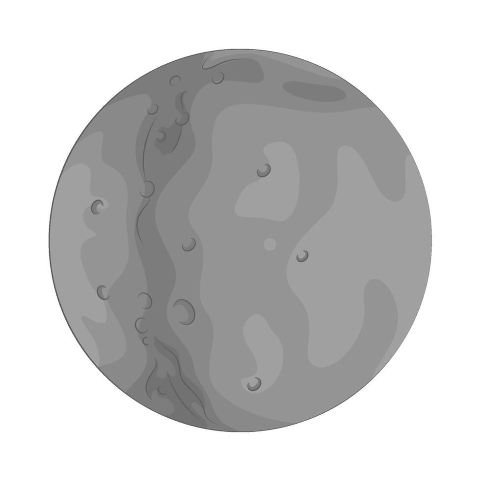 Illustration of mercury vector
