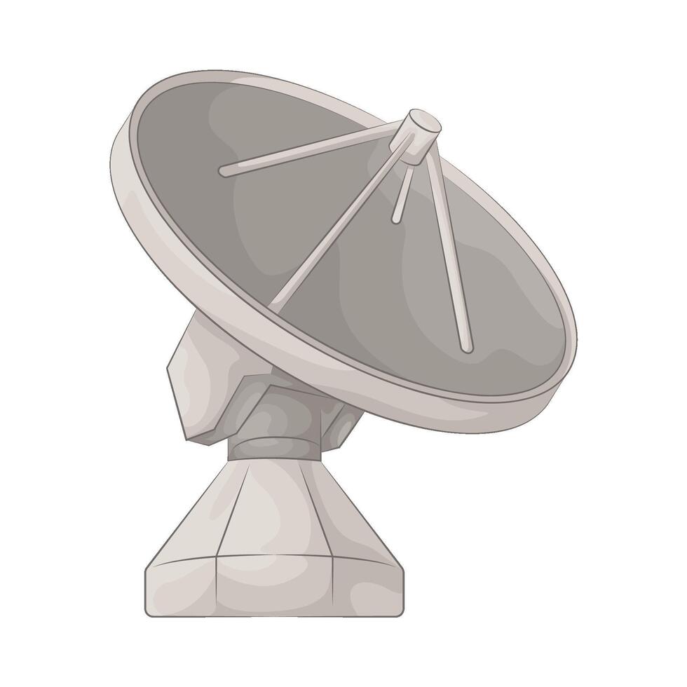 Illustration of satellite dish vector