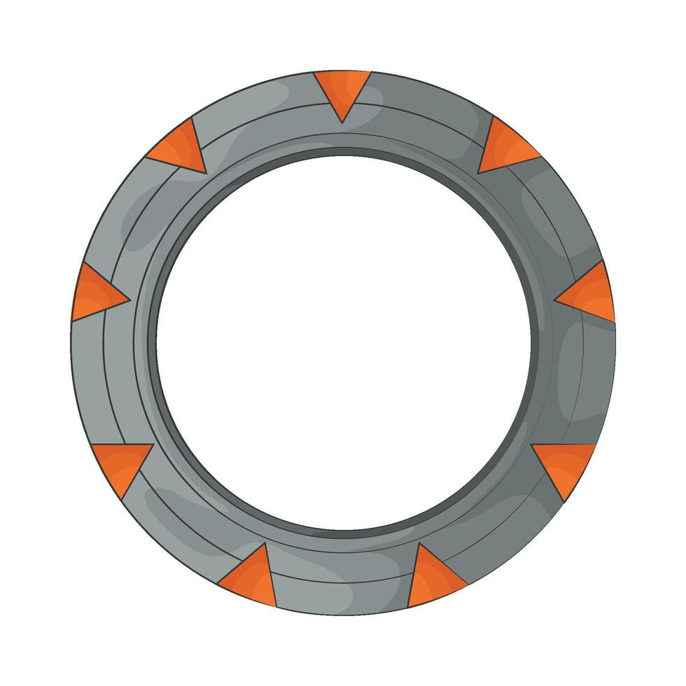 Illustration of stargate vector