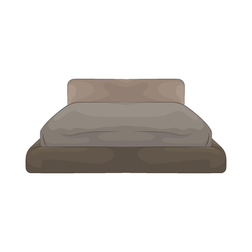 Illustration of bed vector