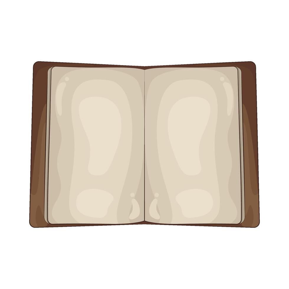 Illustration of open book vector