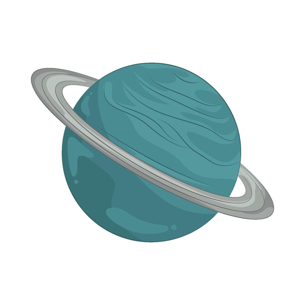 Illustration of uranus vector