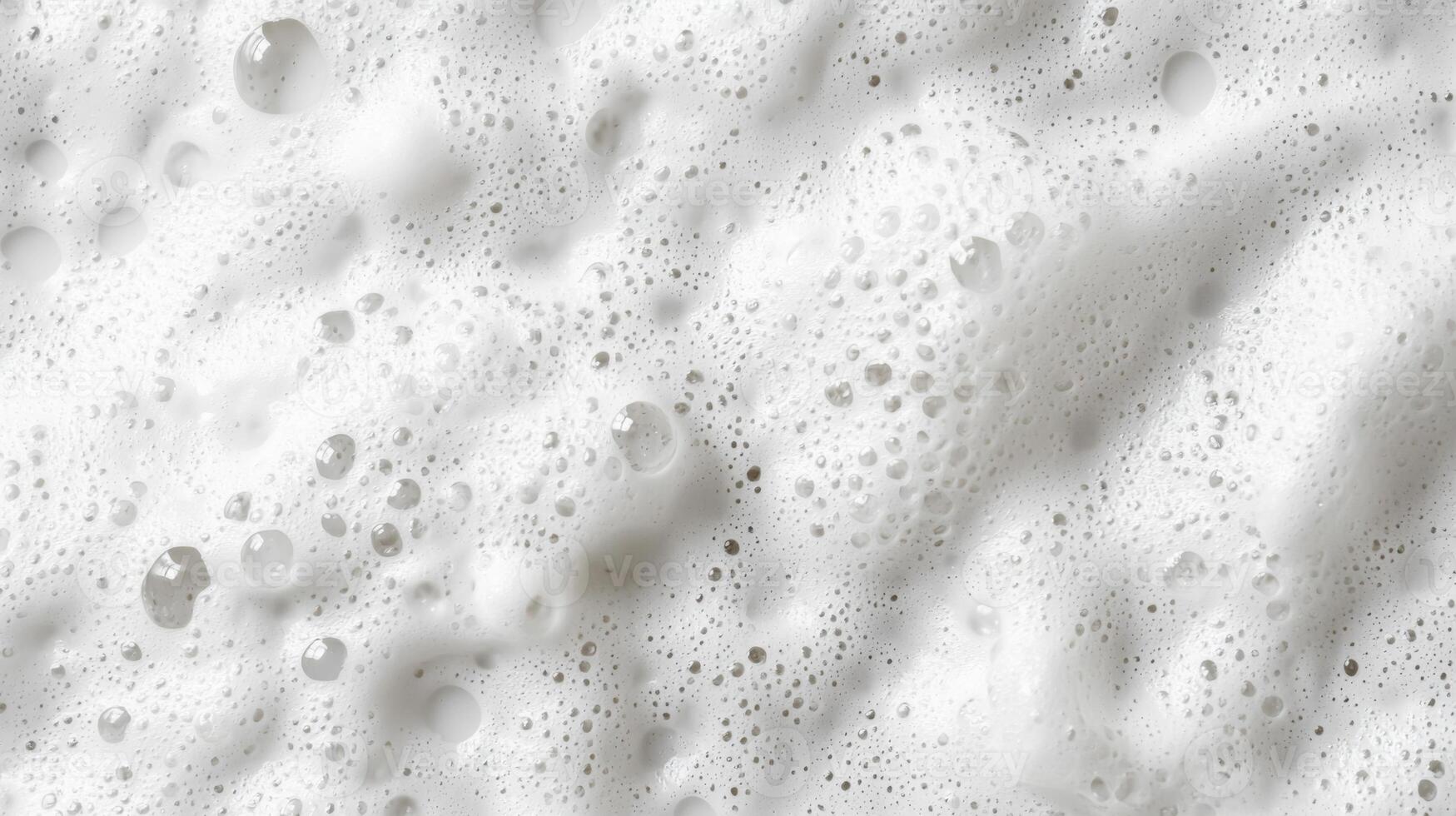 Abstract white soap foam bubbles texture background photo