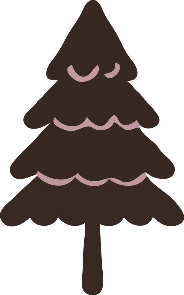 Christmas tree clipart vector