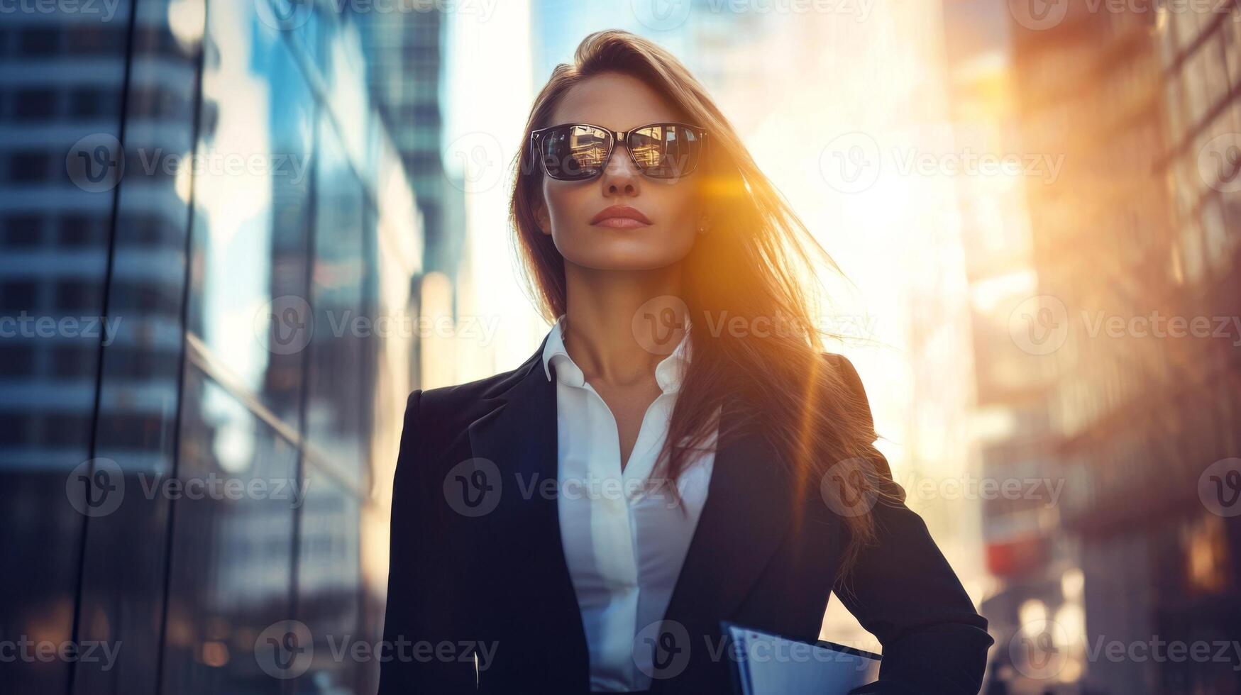 Woman entrepreneur leading business and startup, Portrait of a businesswoman. Leadership photo