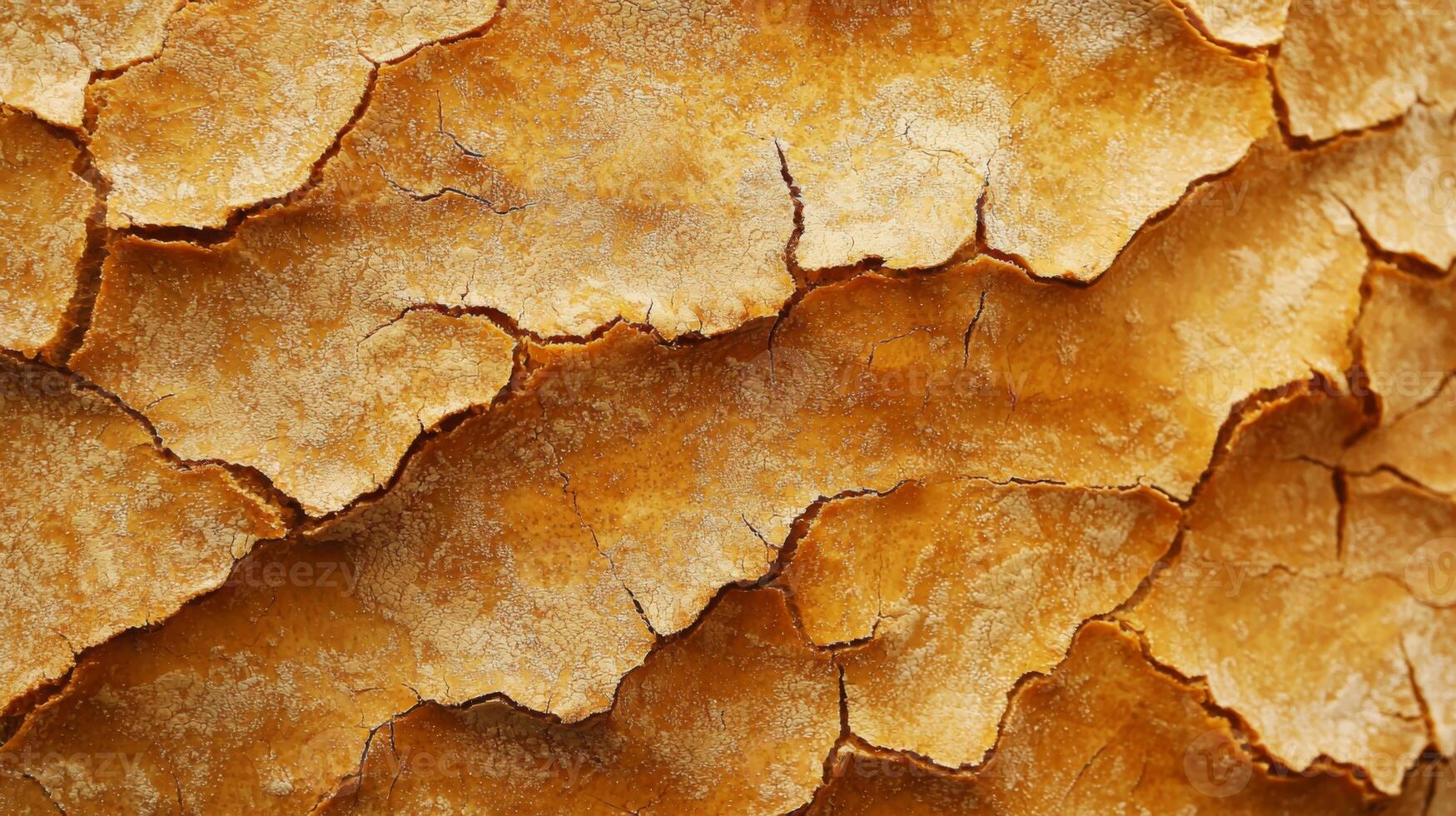 Baked bread crust, close-up surface, uniform texture background photo