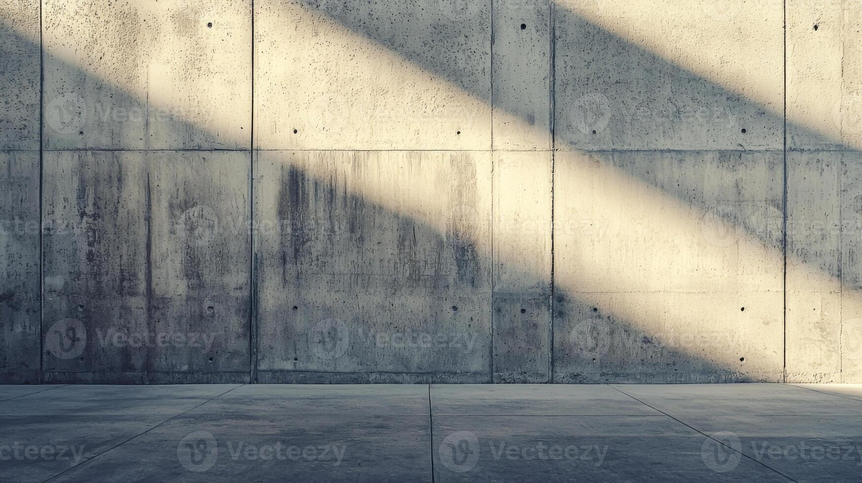 Textured concrete wall in urban environment. close up view of a grey concrete wall photo