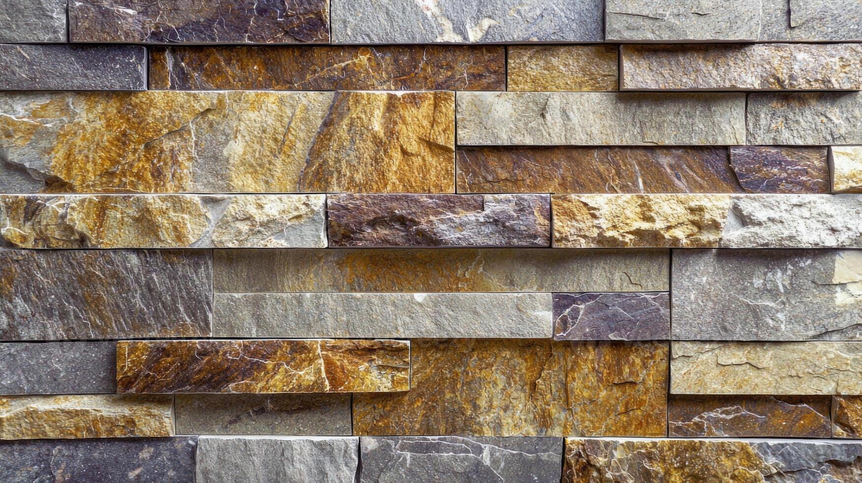 Natural stone wall with a stunning granite texture ideal for architectural and design projects photo